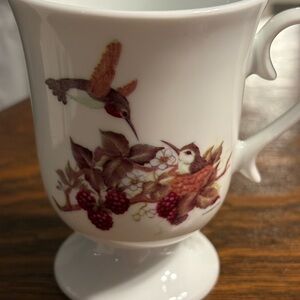 Elegant Hummingbird Porcelain Mug